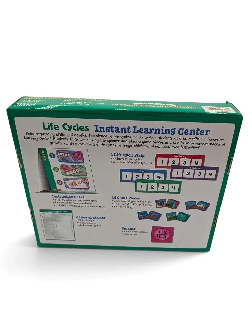 Lakeshore Life Cycles Science Learning Game Complete Homeschool Pre-K TT692